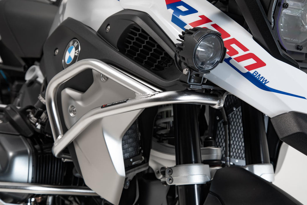 Upper crash bar - Stainless steel. BMW R1200GS (16-), R1250GS (18-). SW-Motech