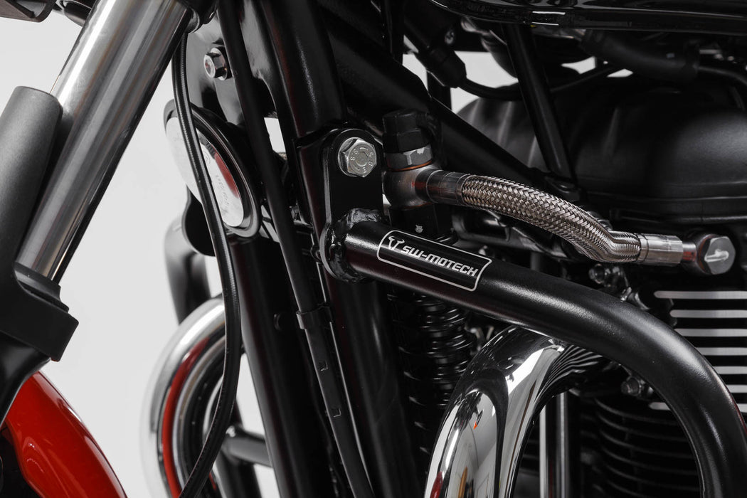 Crash bar - Black. Triumph Thruxton, Bonneville (04-16). SW-Motech