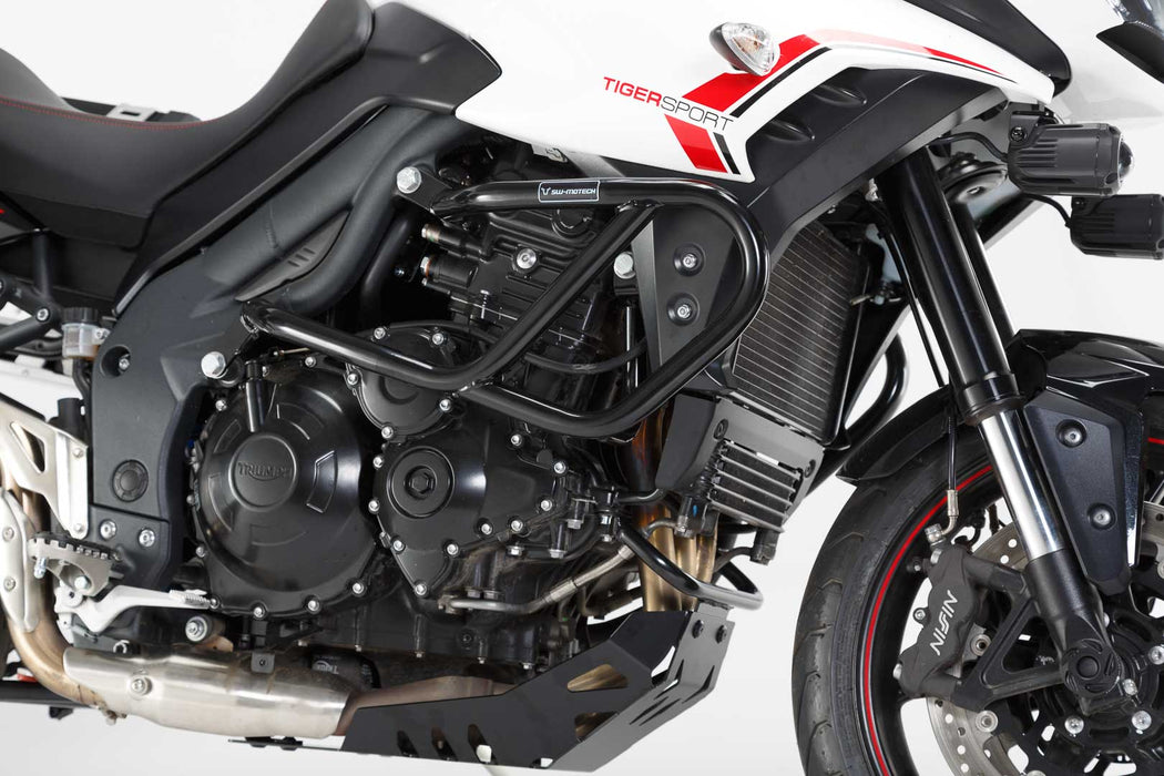 Crash bar - Black. Triumph Tiger 1050 Sport (13-). SW-Motech