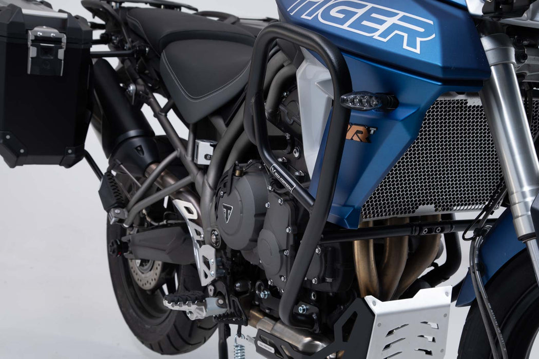 Crash bar - Black. Triumph Tiger 800 models (15-). SW-Motech