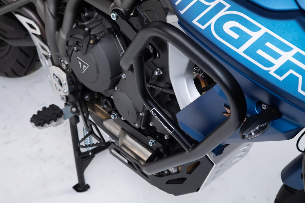 Crash bar - Black. Triumph Tiger 800 models (15-). SW-Motech