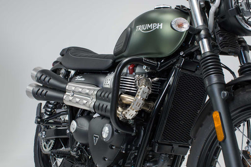Crash bar - Black. Street Scrambler,Bonneville Bobber/Speedm. SW-Motech