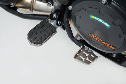 Expansion for brake pedal - Silver. KTM models. SW-Motech