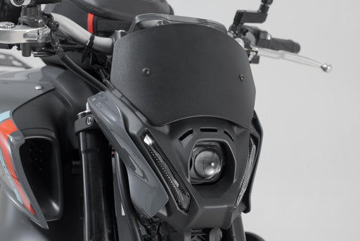 Windscreen - Black. Yamaha MT-09 / MT-09 SP (20-23). SW-Motech