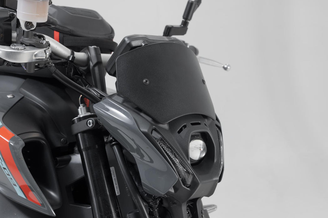 Windscreen - Black. Yamaha MT-09 / MT-09 SP (20-23). SW-Motech