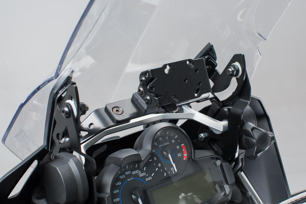 Screen reinforcement - Black. BMW R 1200 GS (12-), R 1250 GS (18-). SW-Motech