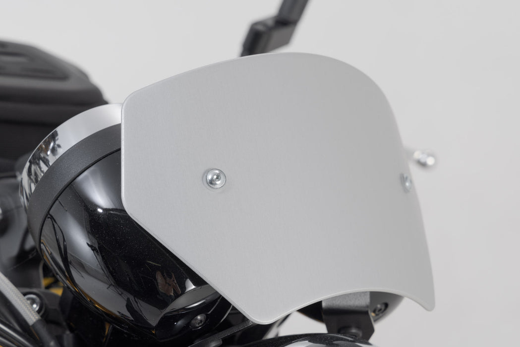 Windscreen - Silver. Kawasaki Z900RS (17-) / SE (21-). SW-Motech