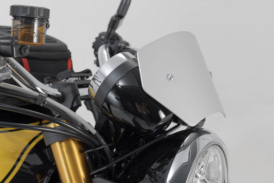 Windscreen - Silver. Kawasaki Z900RS (17-) / SE (21-). SW-Motech