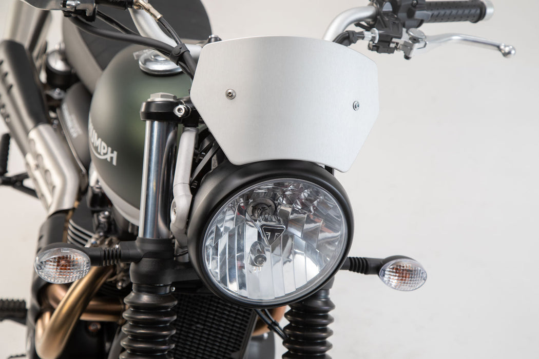 Windscreen - Silver. Triumph Street Scrambler 900 (16-). SW-Motech