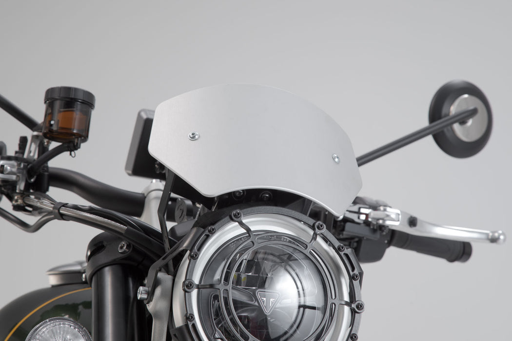 Windscreen - Grey. Triumph Scrambler 1200 XC / XE (18-). SW-Motech