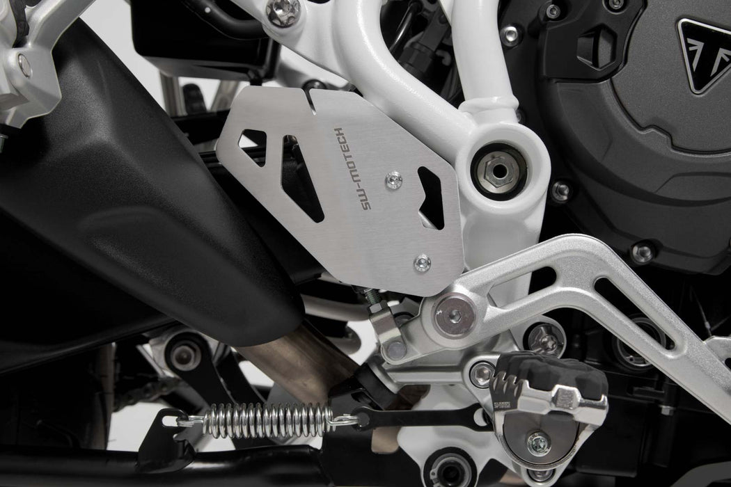 Heel guard right - Black. Triumph Tiger 900/GT/Rally/Pro (19-23). SW-Motech