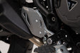 Heel guard right - Silver. Triumph Tiger 900/GT/Rally/Pro (19-23). SW-Motech