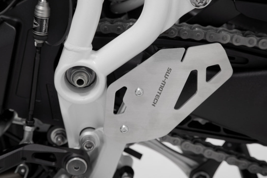 Heel guard left - Black. Triumph Tiger 900/GT/Rally/Pro (19-23). SW-Motech