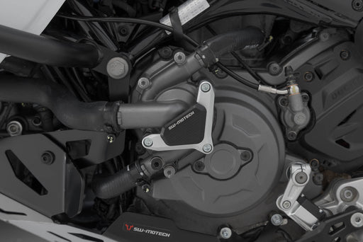Water pump protection - Silver/black. Ducati models. SW-Motech