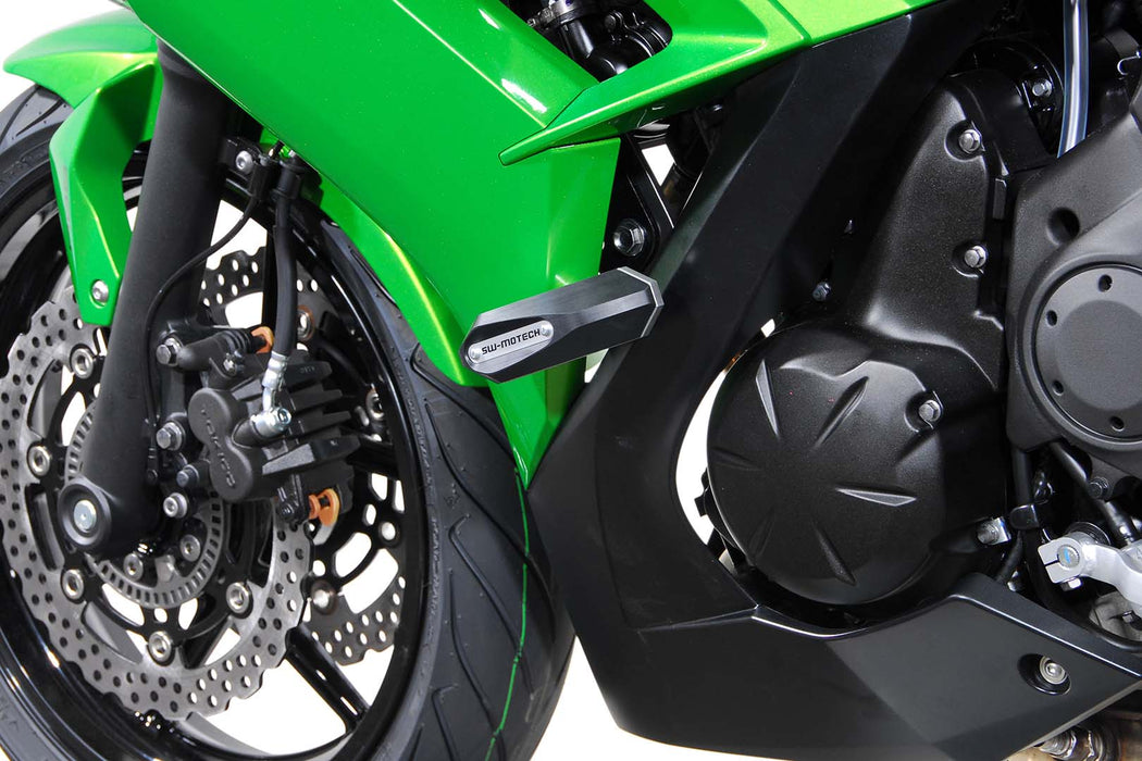 Frame slider kit - Black. Kawasaki ER-6f (12-16). SW-Motech