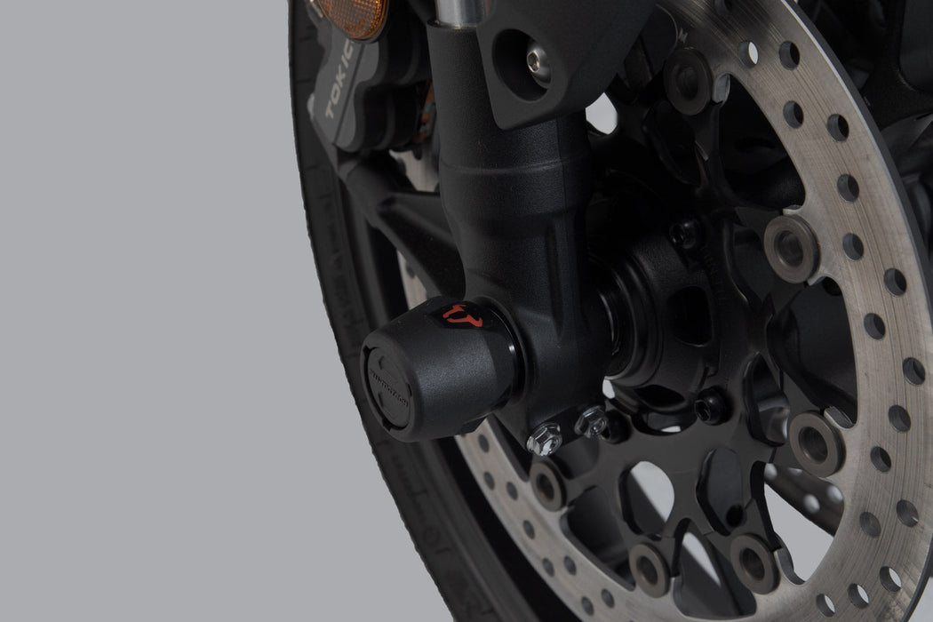 Slider set for front axle - Black. Honda CB1000R (18-). SW-Motech