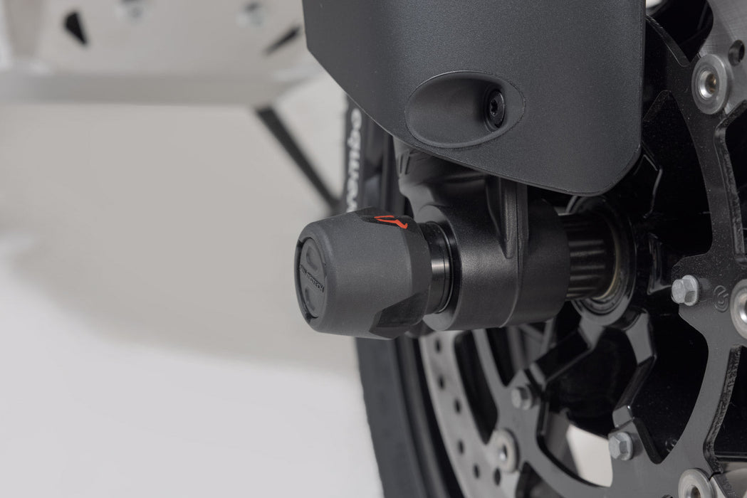 Slider set for front axle - Black. KTM models, Husqvarna Norden 901. SW-Motech