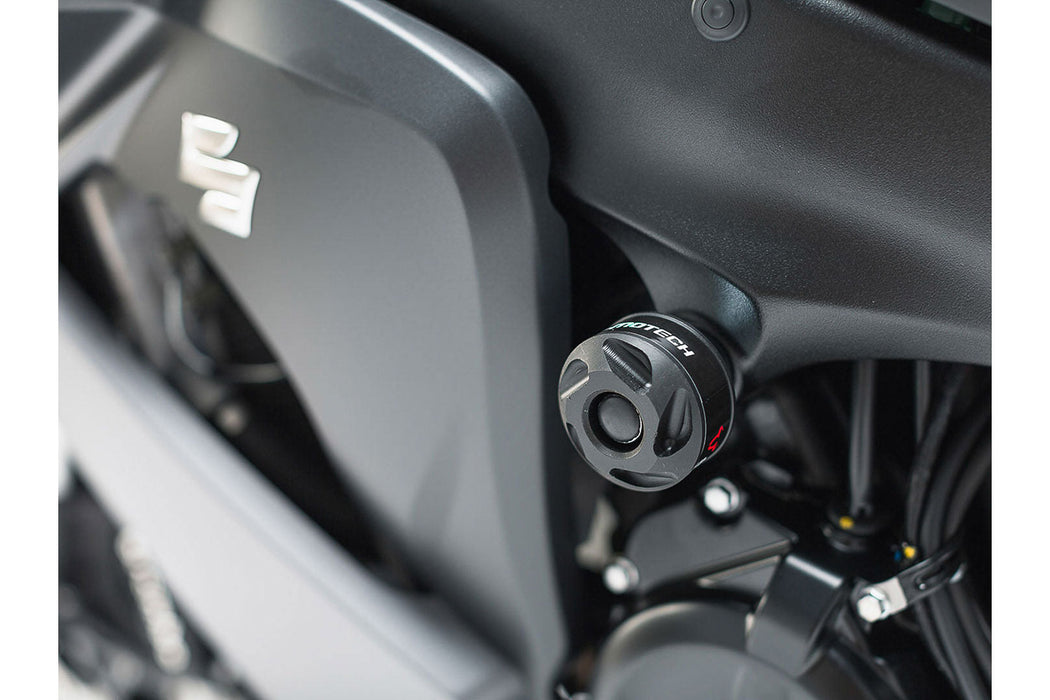 Frame slider kit - Black. Suzuki GSX-S 1000 (15-). SW-Motech