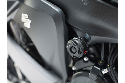 Frame slider kit - Black. Suzuki GSX-S 1000 (15-). SW-Motech