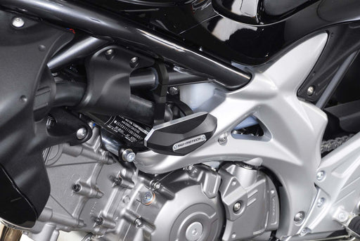 Frame slider kit - Black. SFV650 Gladius (09-16) / SV650 (15-). SW-Motech