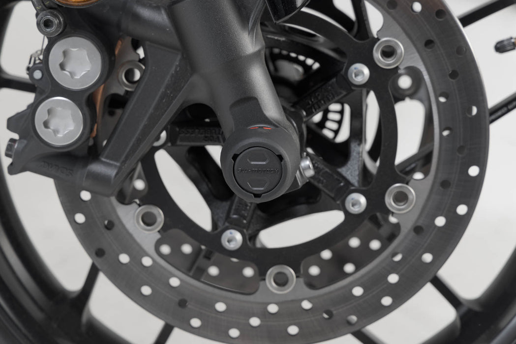 Slider set for front axle - Black. Yamaha MT-09/SP, XSR900, XT1200Z. SW-Motech