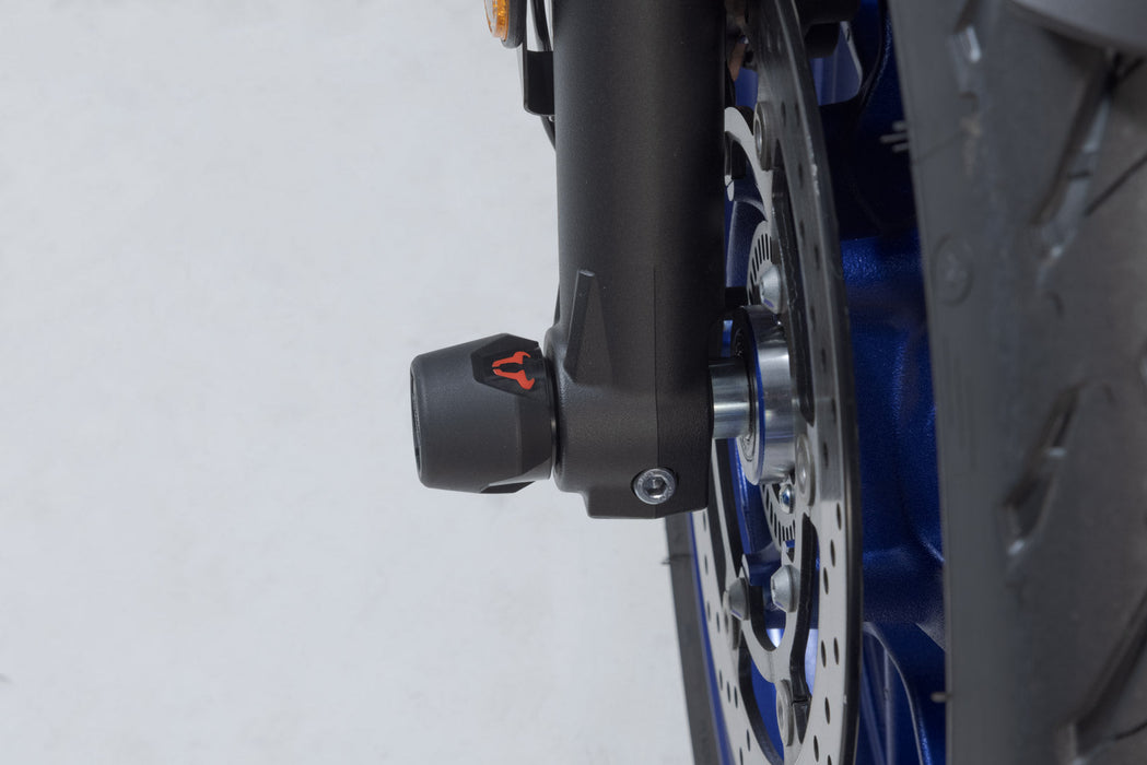 Slider set for front axle - Black. Yamaha models (14-). SW-Motech