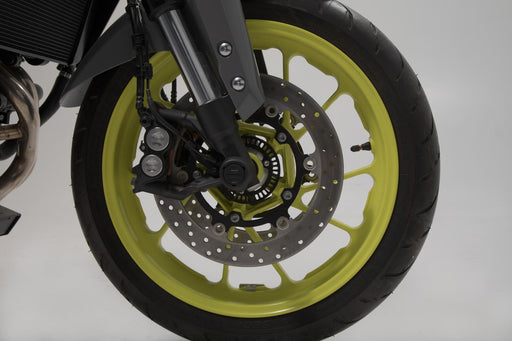 Slider set for front axle - Black. MT-09 / Tracer 900 / YZF-R7, Aprilia. SW-Motech