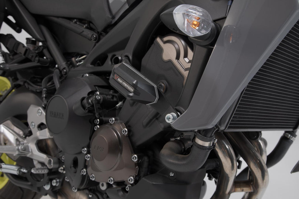 Frame slider kit - Black. Yamaha MT-09/Tracer, XSR900/Abarth. SW-Motech