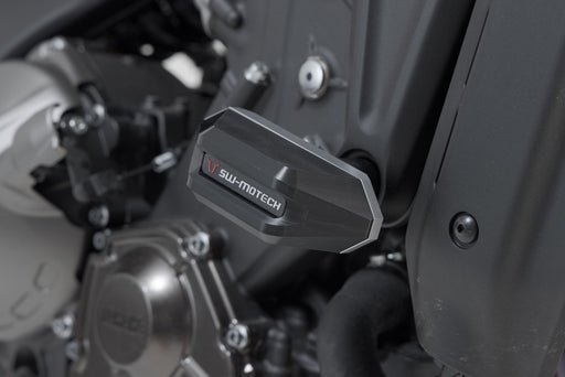 Slider set for frame - Black. Yamaha Tracer 9 (20-). SW-Motech