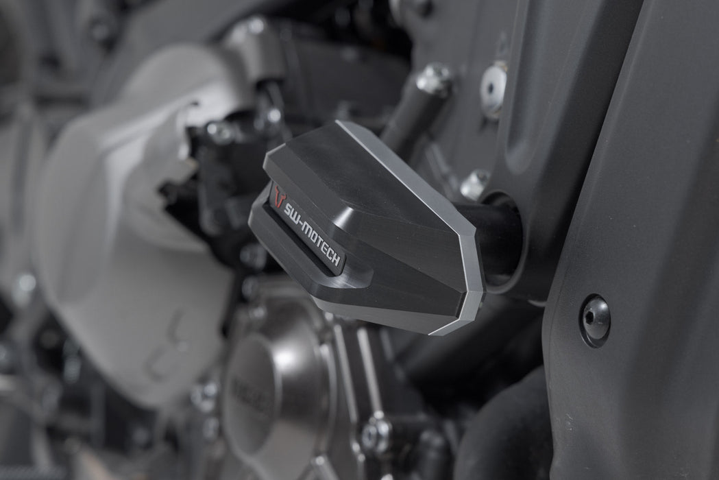 Slider set for frame - Black. Yamaha Tracer 9 (20-). SW-Motech