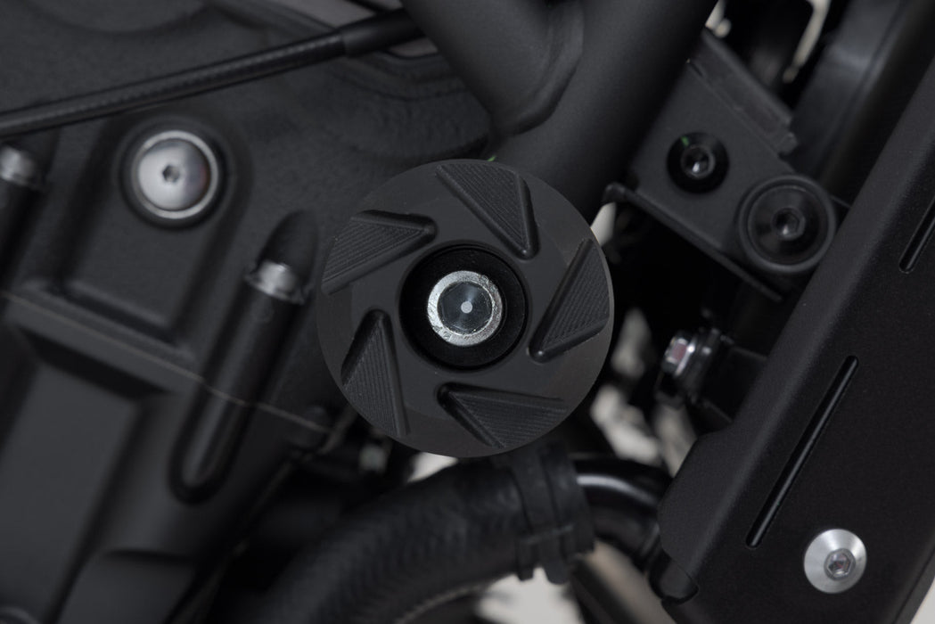 Frame slider kit - Black. Yamaha XSR700 (15-) / XTribute (19-). SW-Motech