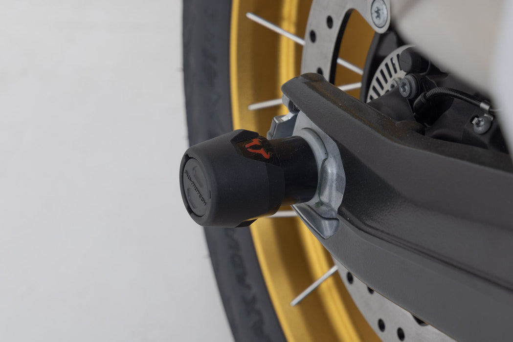 Slider set for rear axle - Black. BMW models, Honda CBR1000RR-R. SW-Motech