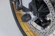 Slider set for front axle - Black. BMW F750/800GS, F850GS/Adv, F900R/XR/GS. SW-Motech