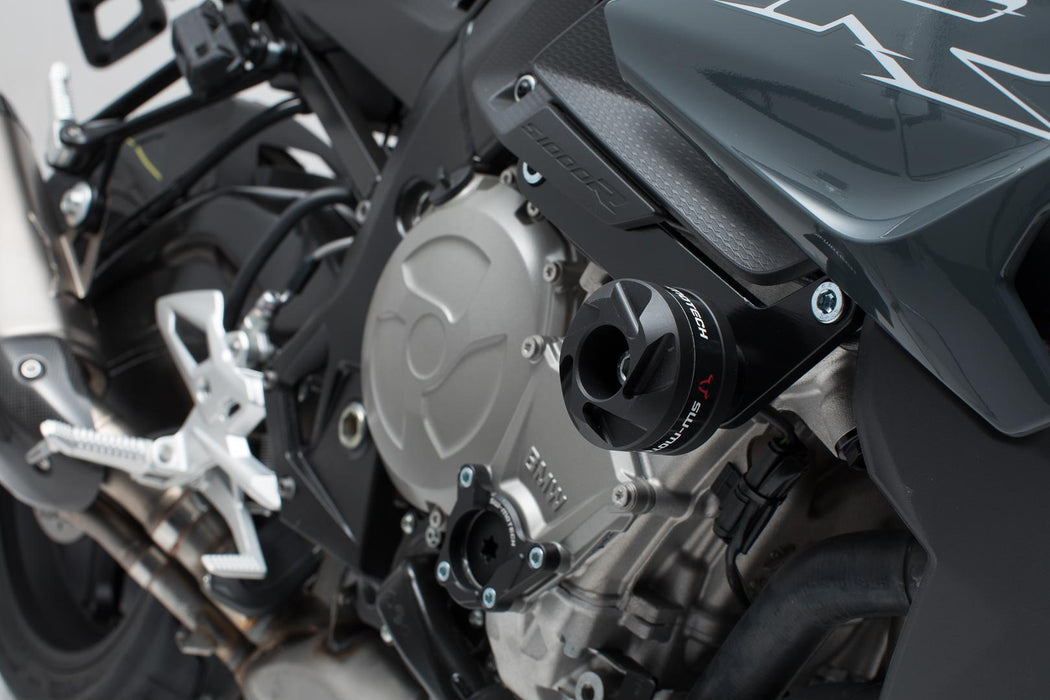 Frame slider kit - Black. BMW S 1000 R (16-20). SW-Motech