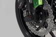Slider set for front axle - Black. Kawasaki Versys 650 (07-09) / (14-). SW-Motech