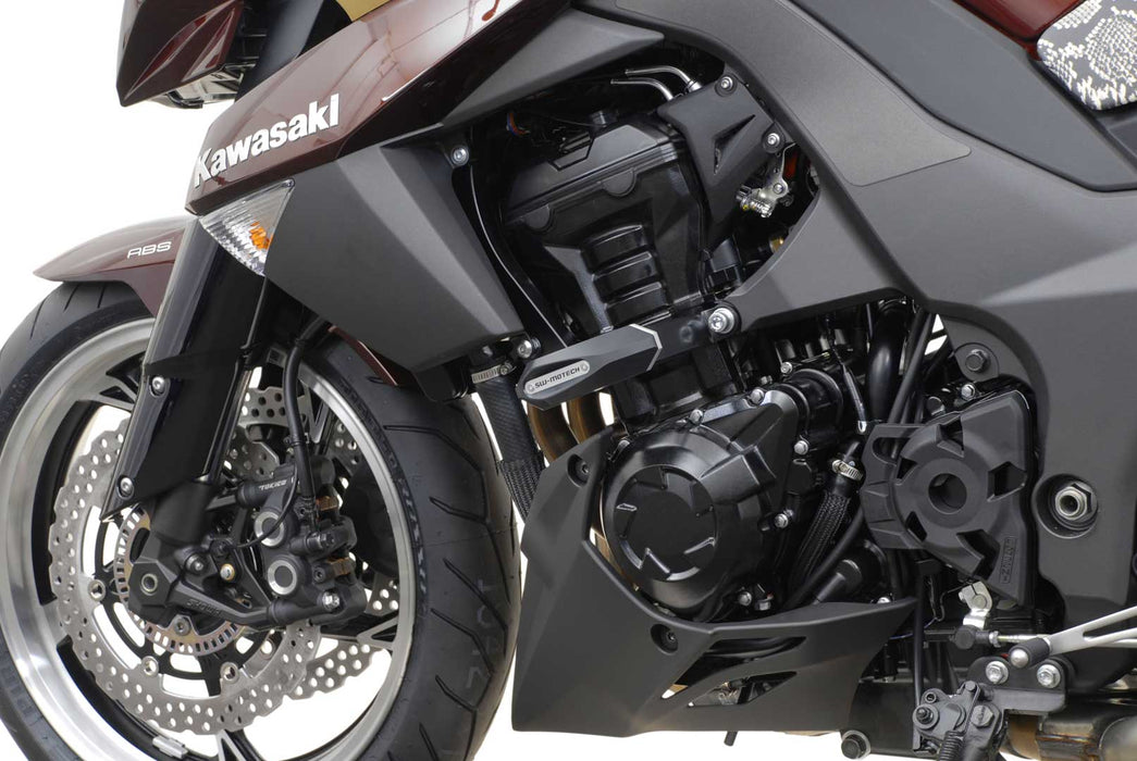 Frame slider kit - Black. Kawasaki Z 1000 (10-). SW-Motech