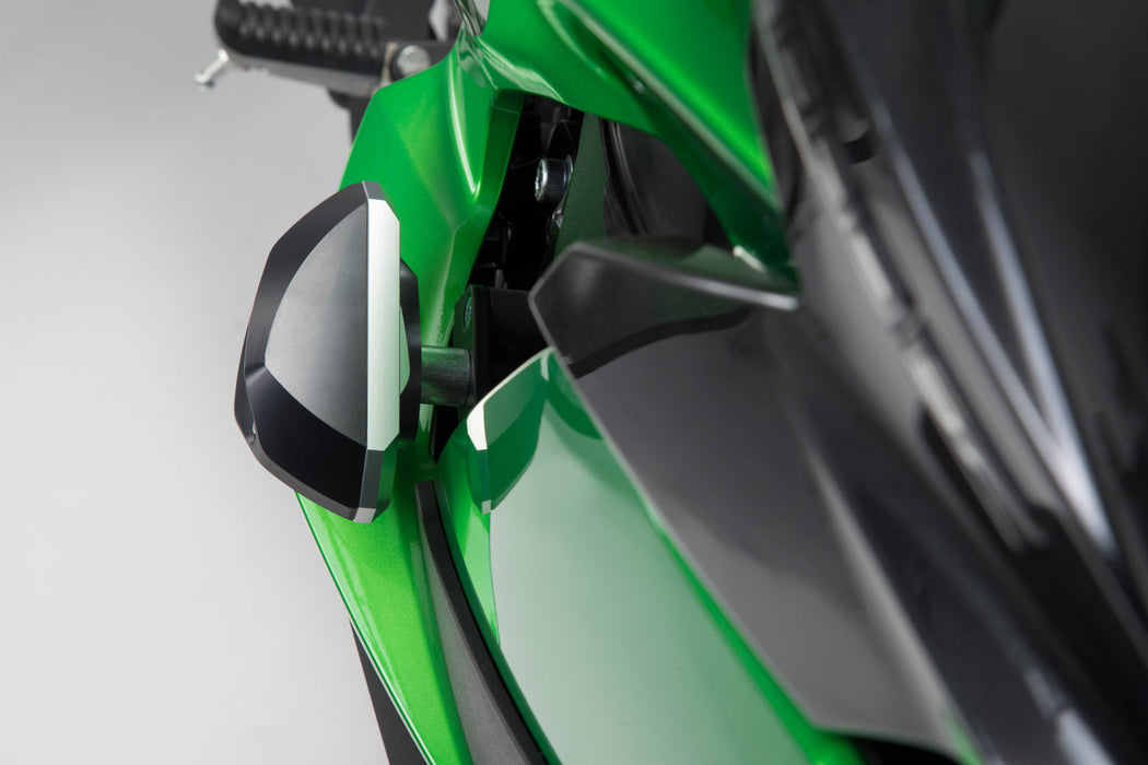 Frame slider kit - Black. Kawasaki Z 1000 SX (11-). SW-Motech