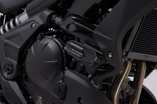 Frame slider kit - Black. Kawasaki Versys 650 (14-21). SW-Motech