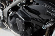 Frame slider kit - Black. Triumph Speed Triple 1050 (10-). SW-Motech