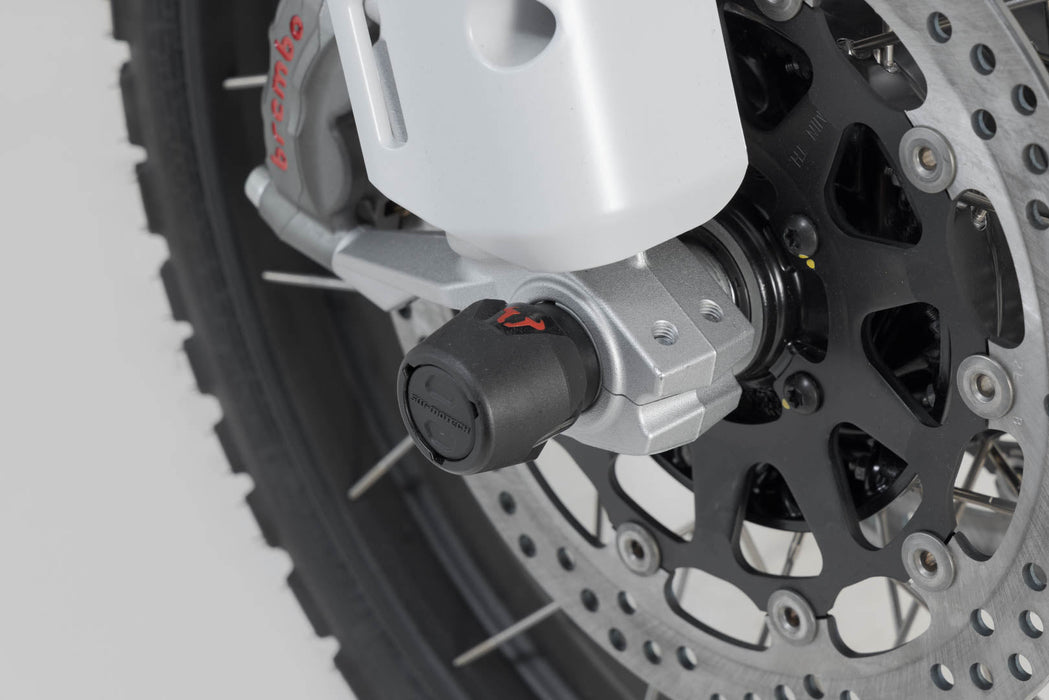 Slider set for front axle - Black. Ducati models. SW-Motech