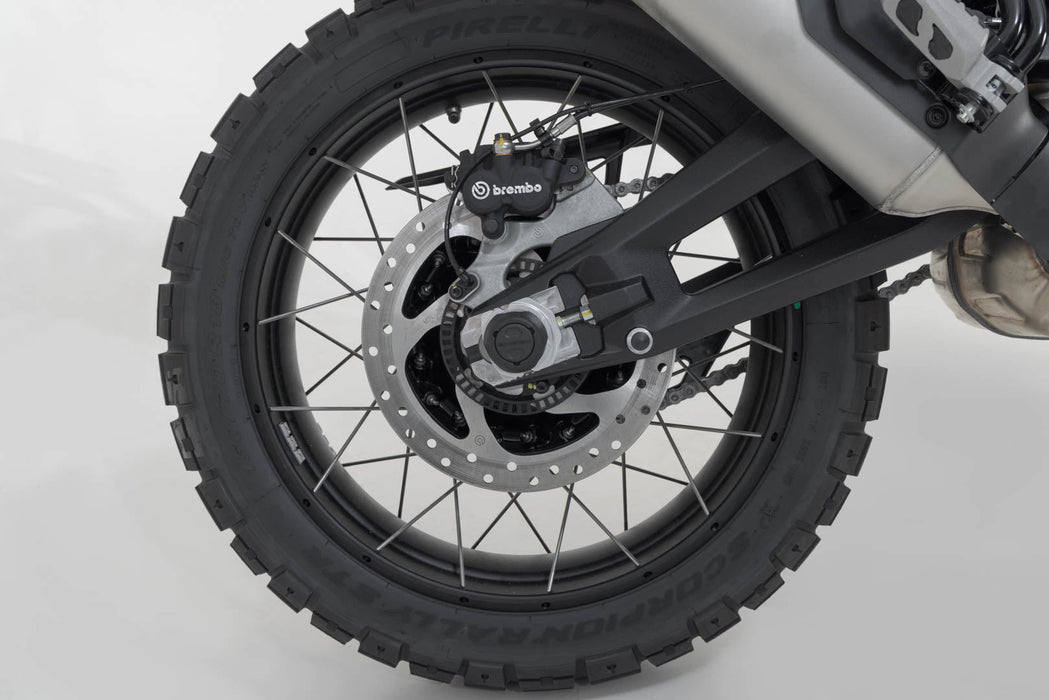 Slider set for rear axle - Black. Ducati models (14-). SW-Motech