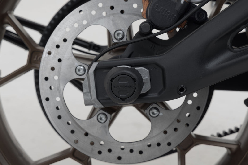 Slider set for rear axle - Black. Zero SR/F (19-). SW-Motech