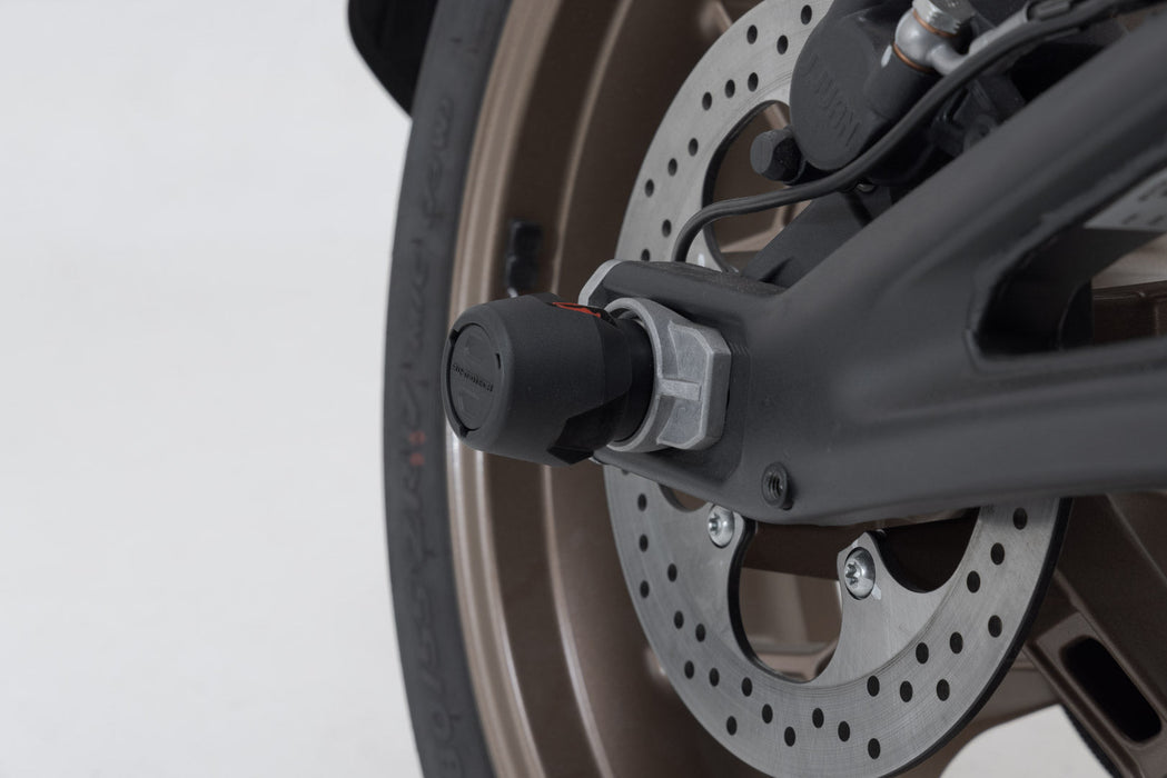 Slider set for rear axle - Black. Zero SR/F (19-). SW-Motech