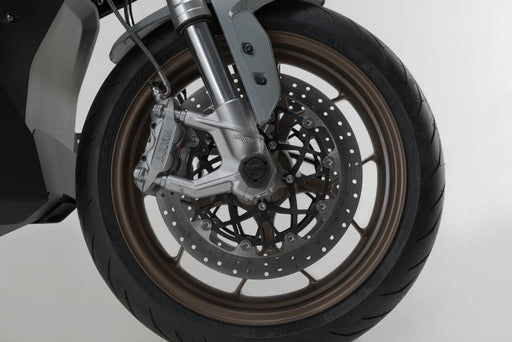 Slider set for front axle - Black. Zero SR/F (19-). SW-Motech