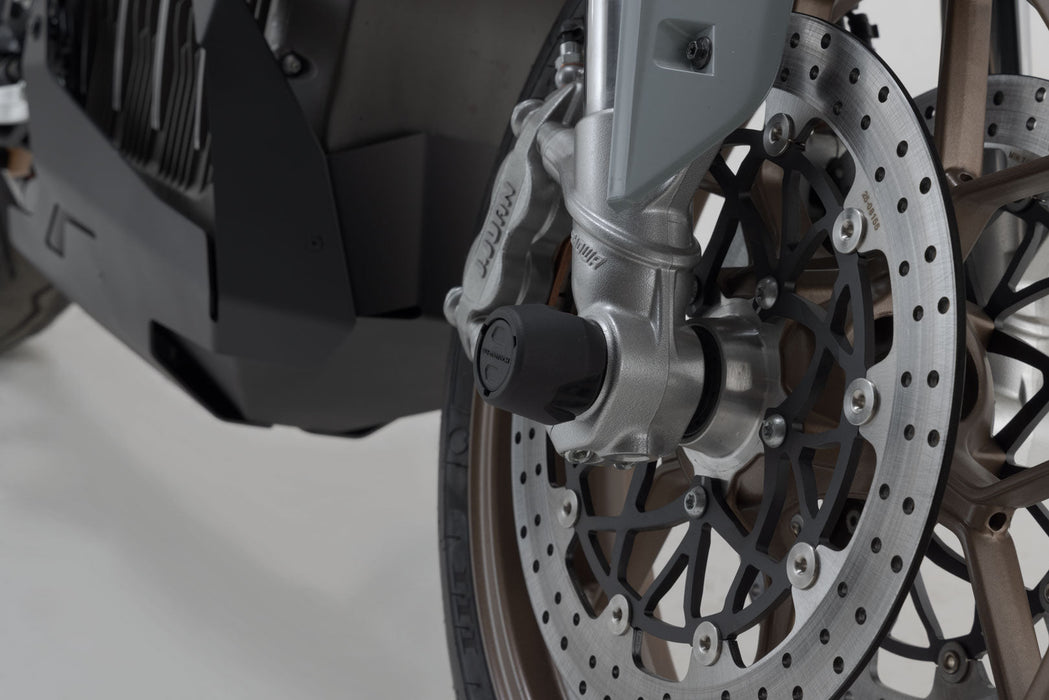 Slider set for front axle - Black. Zero SR/F (19-). SW-Motech