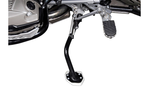 Extension for side stand foot - Black/Silver. BMW R1200GS / R1200GS Adventure. SW-Motech