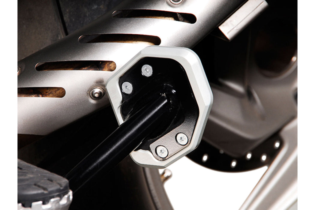 Extension for side stand foot - Black/Silver. BMW R1200GS / R1200GS Adventure. SW-Motech