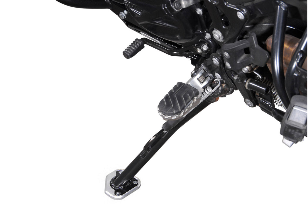 Extension for side stand foot - Black/Silver. BMW F 800 GS/Adv, Husqvarna TR650. SW-Motech