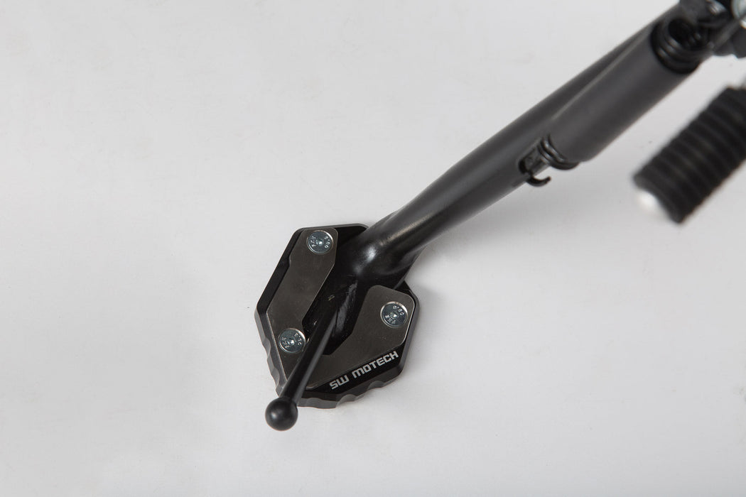 Extension for side stand foot - Black/Silver. Yamaha MT-09 Tracer, XSR900/Abarth. SW-Motech