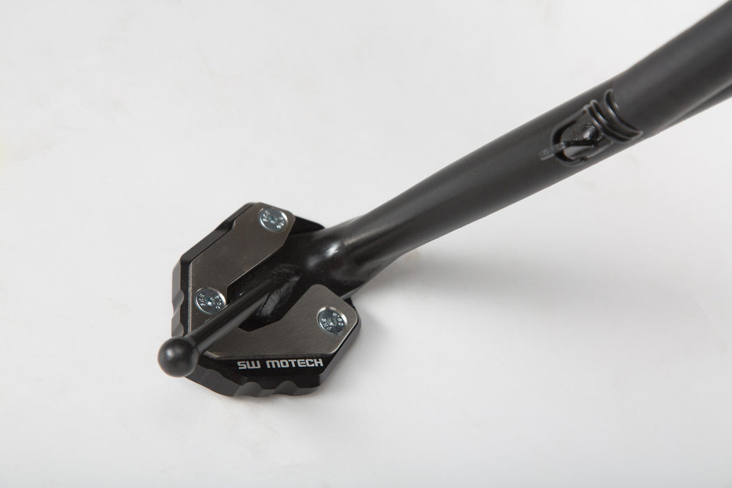 Extension for side stand foot - Black/Silver. Yamaha MT-09 Tracer, XSR900/Abarth. SW-Motech